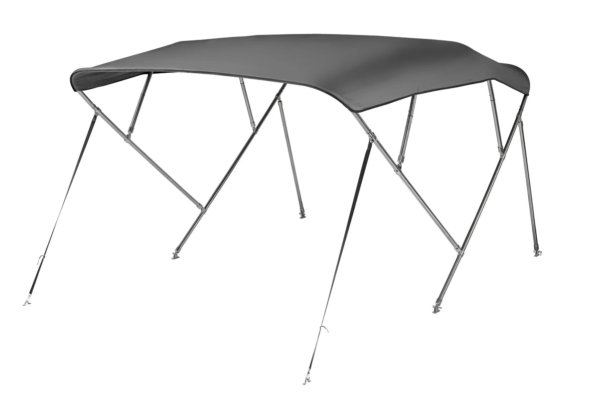 NALUX  RVS Biminitop 4 bogen - Hoogte 137 cm -Breedte 155-169 cm