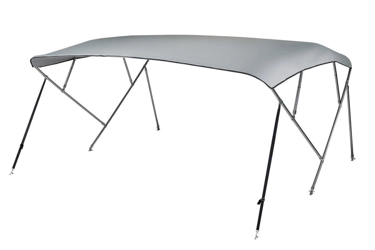 NALUX  RVS Biminitop 4 bogen - Hoogte 137 cm -Breedte 155-169 cm