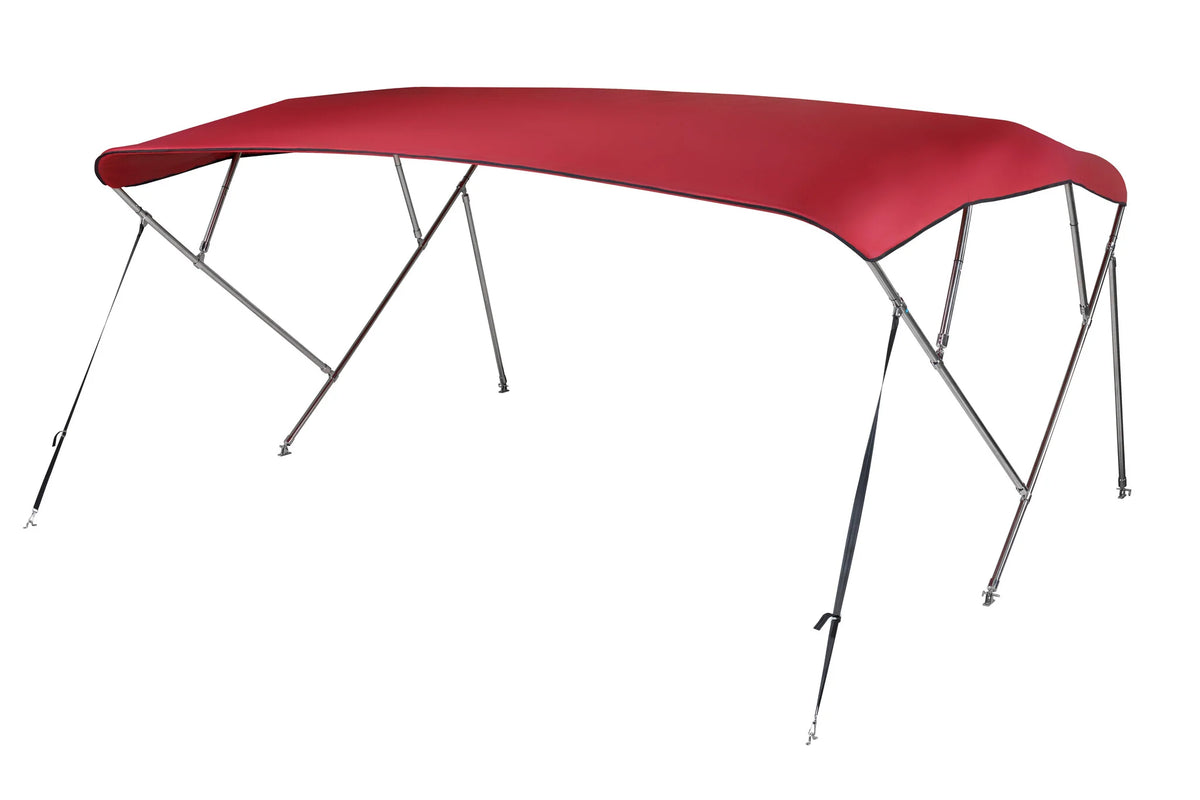 NALUX  RVS Biminitop 4 bogen - Hoogte 137 cm -Breedte 200-213 cm