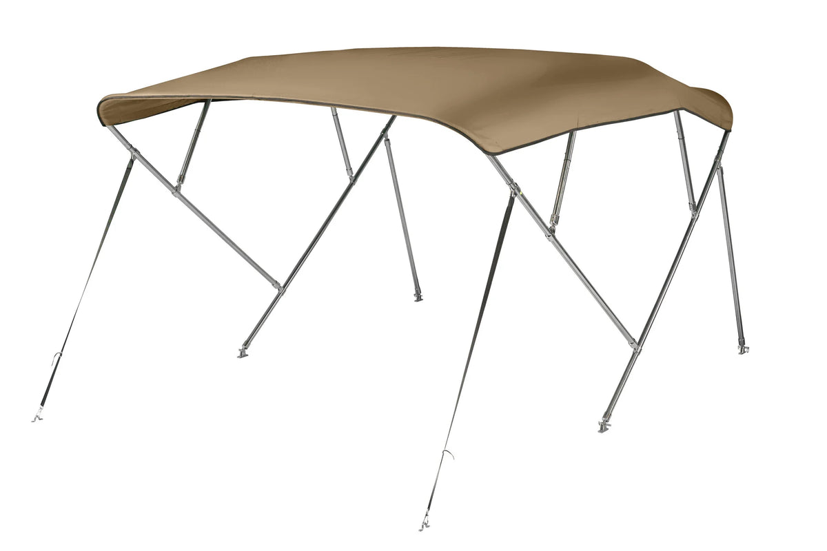 NALUX  RVS Biminitop 4 bogen - Hoogte 137 cm -Breedte 137-152 cm