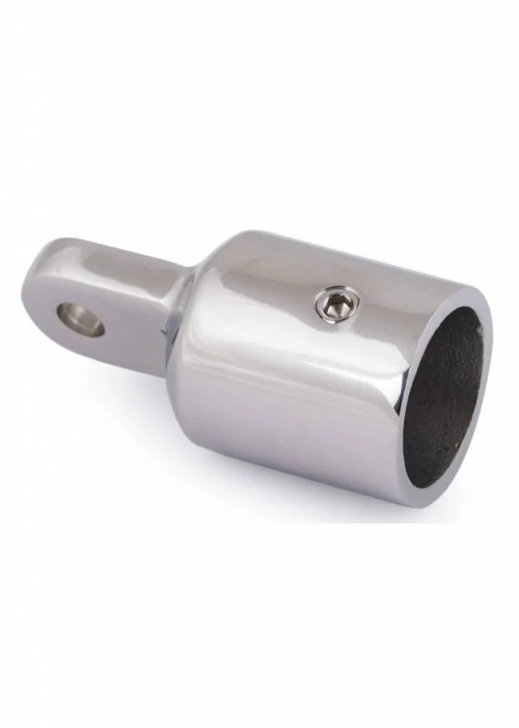 Eindkap buis met oog - RVS - 19 mm