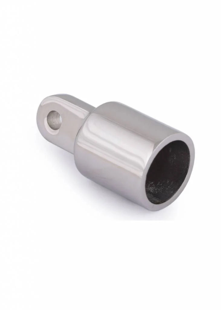 Eindkap buis met oog - RVS - 25 mm
