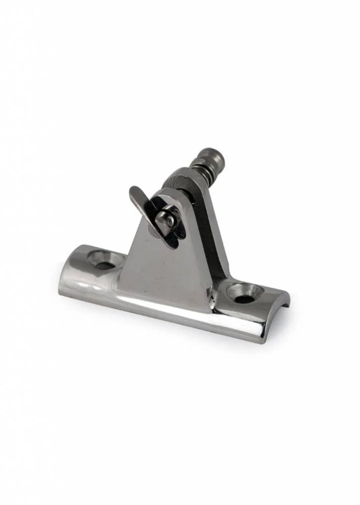 RVS Railingbeugel met gaffelpen voor buisdiameter 20/22/25 mm