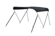 NALUX RVS Biminitop 2 bogen - Hoogte 110 cm -Breedte 110-130 cm