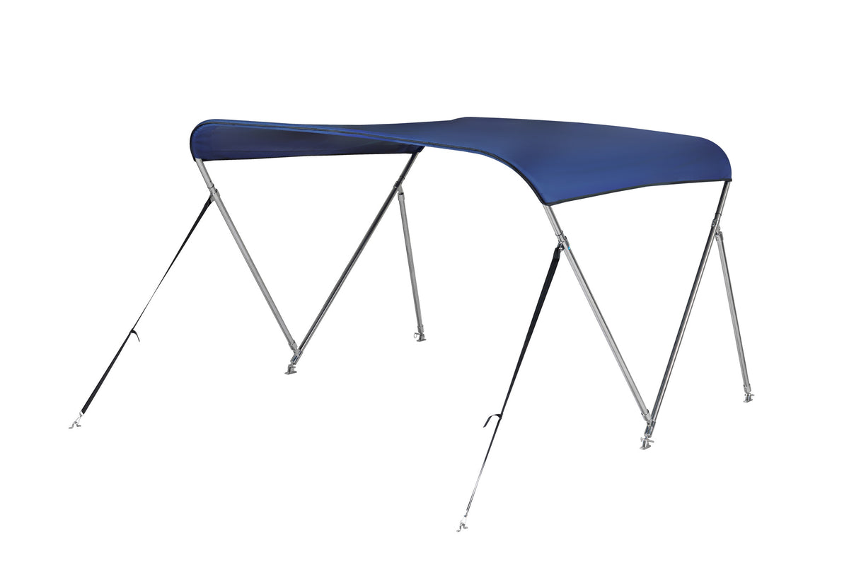 NALUX RVS Biminitop 2 bogen - Hoogte 110 cm -Breedte 110-130 cm