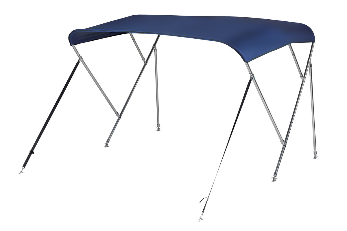 NALUX  RVS Biminitop 3 bogen - Hoogte 117 cm -Breedte 170-182 cm