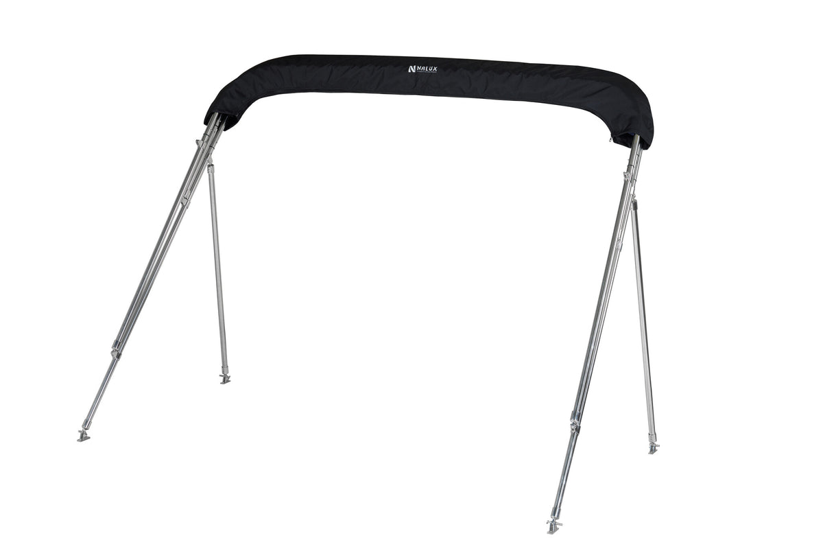 NALUX  RVS Biminitop 4 bogen - Hoogte 117 cm -Breedte 231-243 cm