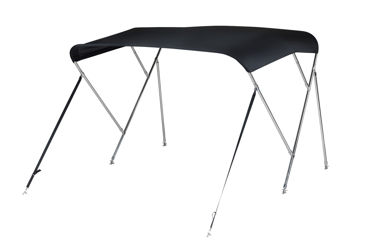 NALUX  RVS Biminitop 3 bogen - Hoogte 117 cm -Breedte 215-228 cm
