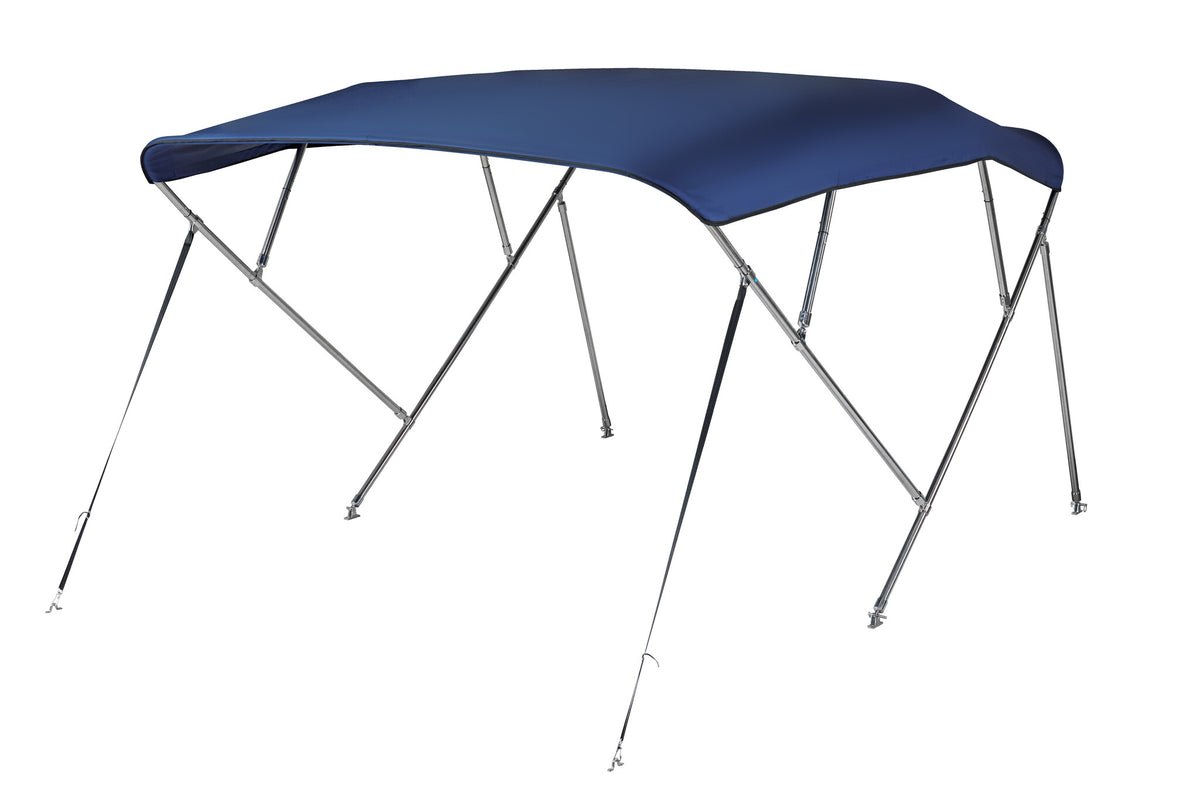 NALUX  RVS Biminitop 4 bogen - Hoogte 117 cm -Breedte 170-182 cm